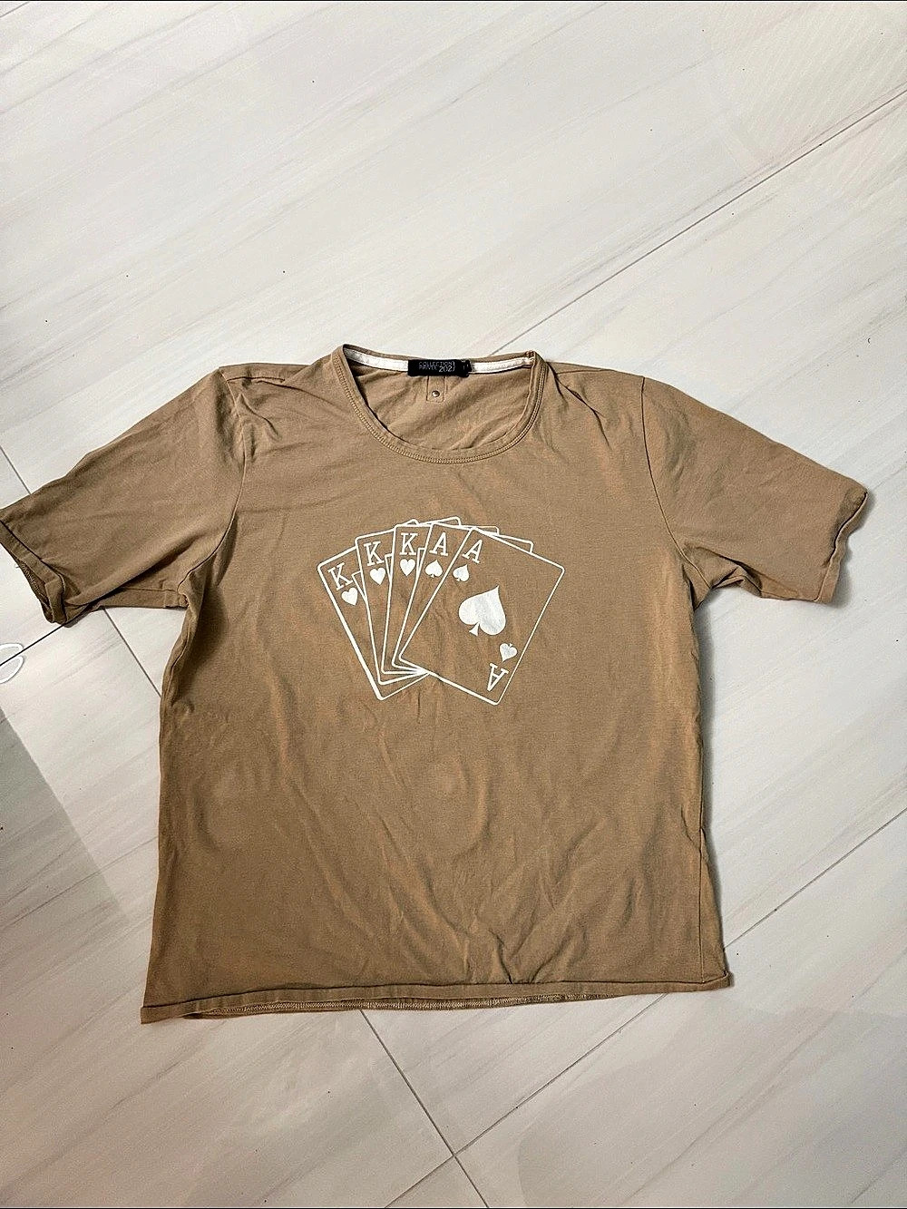 CONNECTIONS PRIVATE 2021 Short Sleeve Graphic Tee in Brown